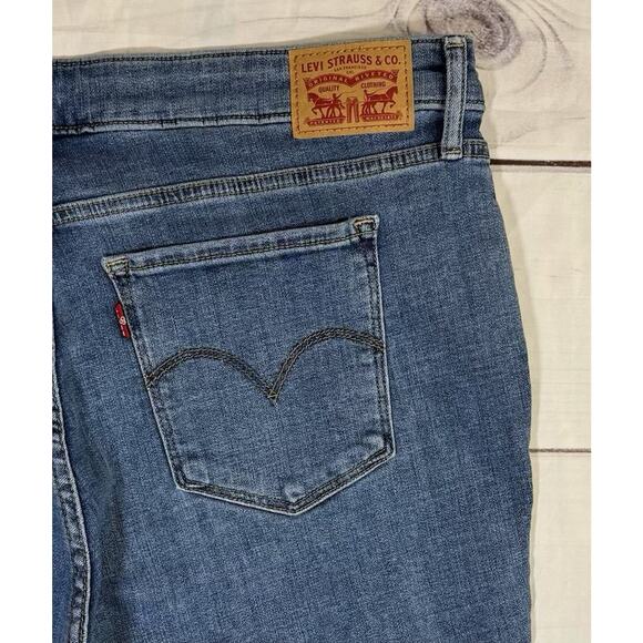 Levi's 711 Jeans Women's Size 34 Blue Denim Skinny Ankle Casual Pockets Stretch - Picture 4 of 7